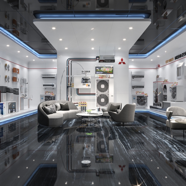 现代空调专卖店3D模型