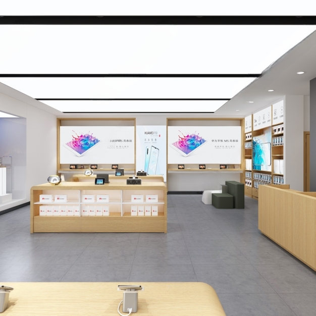 华为手机店3D模型