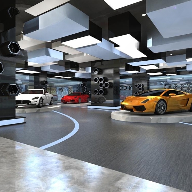 现代汽车展厅3D模型