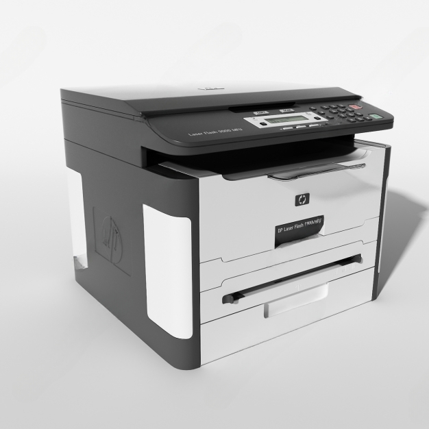 打印机复印机3D模型
