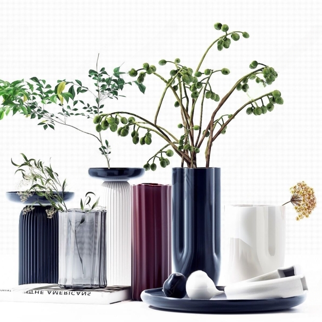 现代植物饰品摆件3D模型