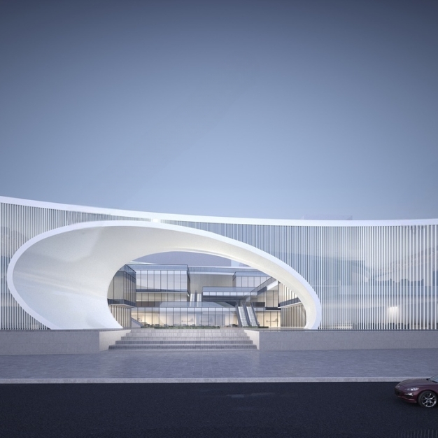 现代建筑外观3D模型