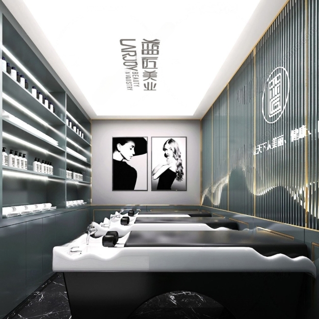现代理发店3D模型