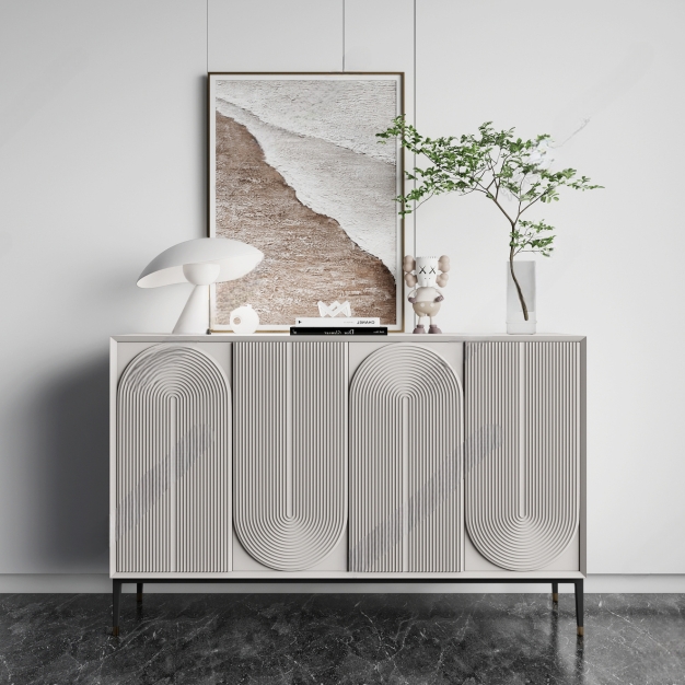 现代玄关边柜3D模型