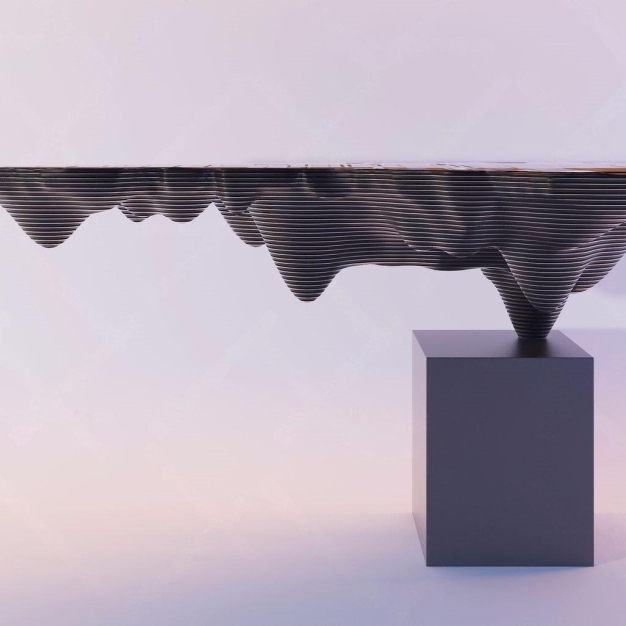 新中式雕塑摆件3D模型