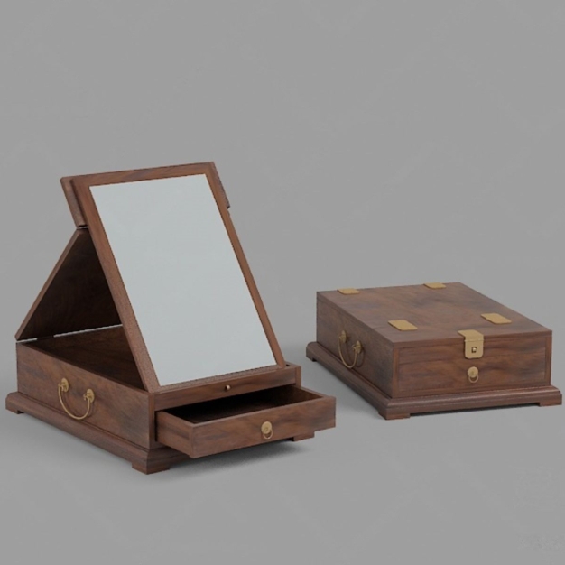 新中式首饰盒3D模型