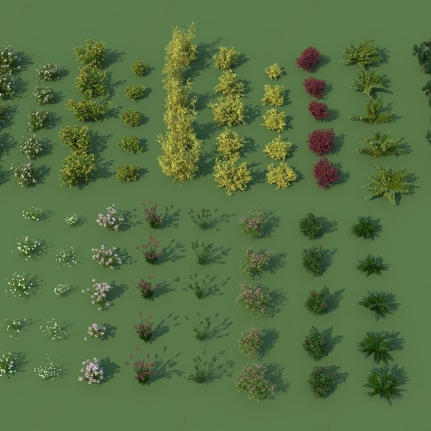 植物花草集合3D模型