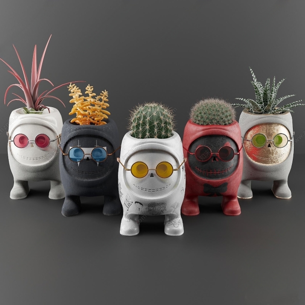 植物盆栽3D模型