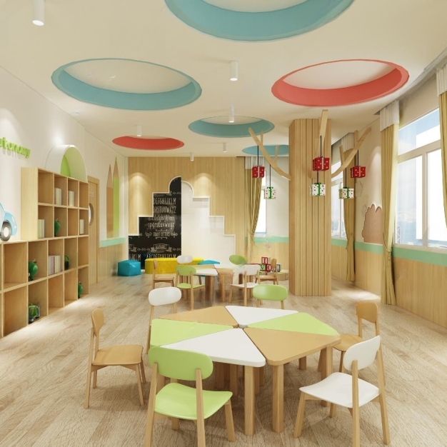 现代幼儿园学校早教中心3D模型