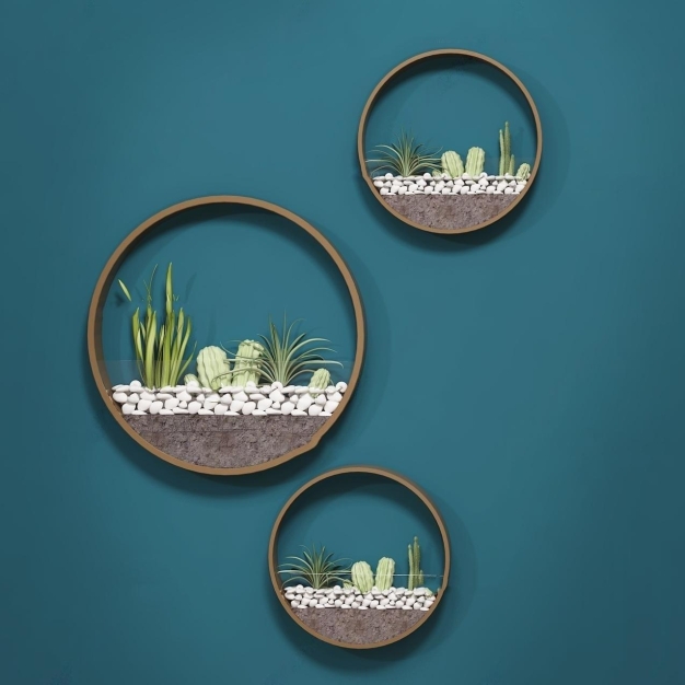 现代墙饰3D模型