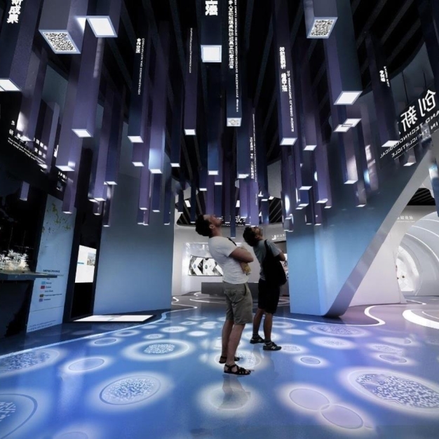 现代企业科技馆展厅3D模型