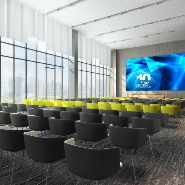现代报告厅会议培训室3D模型