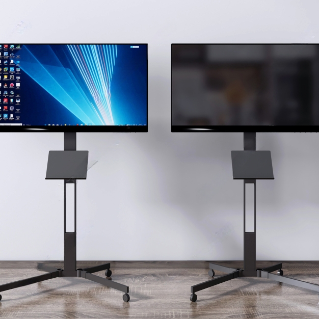 现代移动电视机支架3D模型