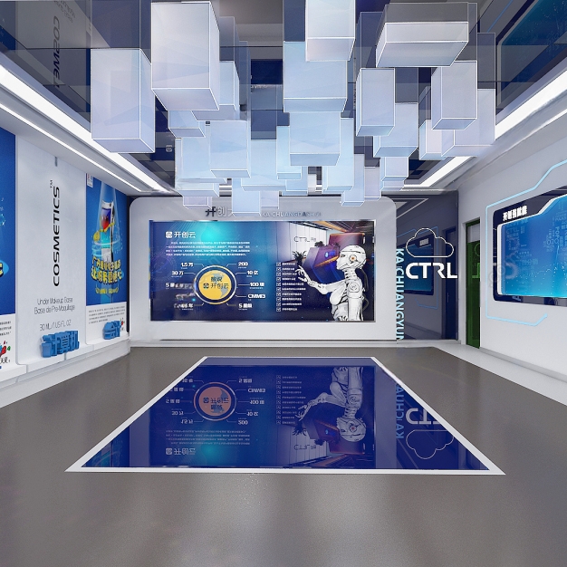 现代科技展厅3D模型
