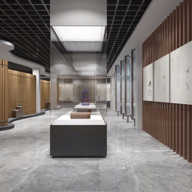 现代博物馆展厅3D模型
