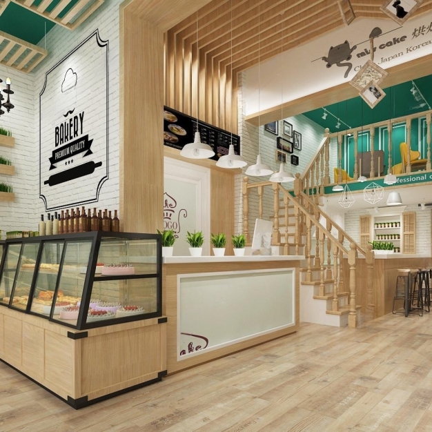 现代蛋糕甜品店3D模型