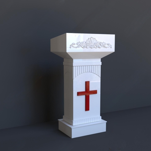 现代演讲台3D模型