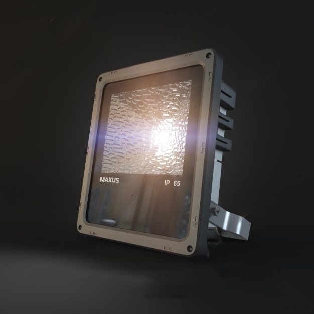 现代工业射灯3D模型