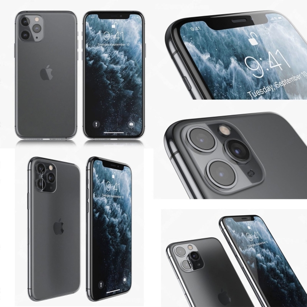 现代苹果手机3D模型