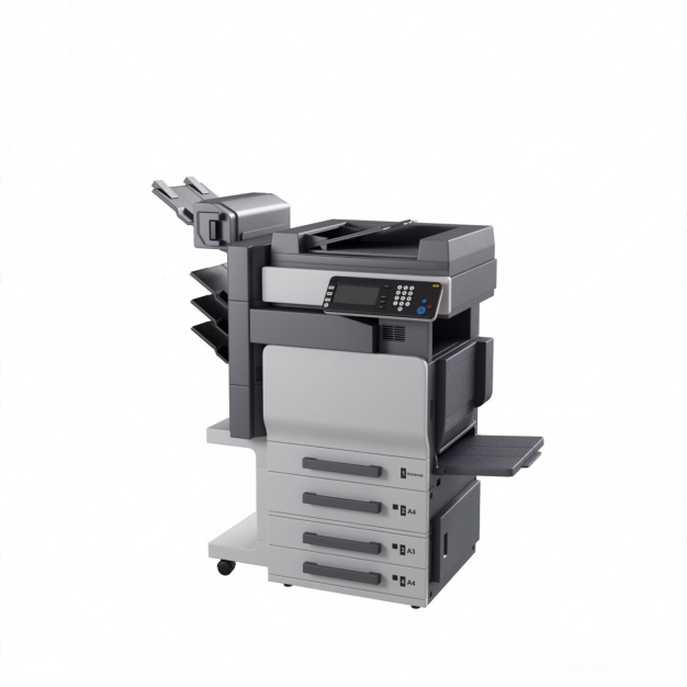 现代办公打印机3D模型