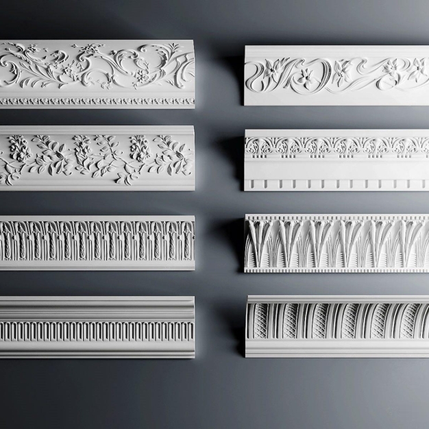 欧式石膏角线3D模型