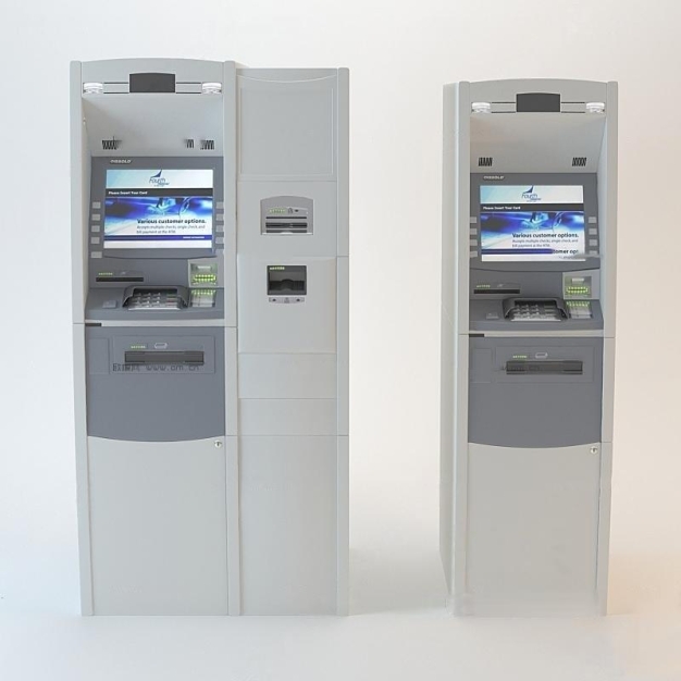 现代ATM取款机3D模型