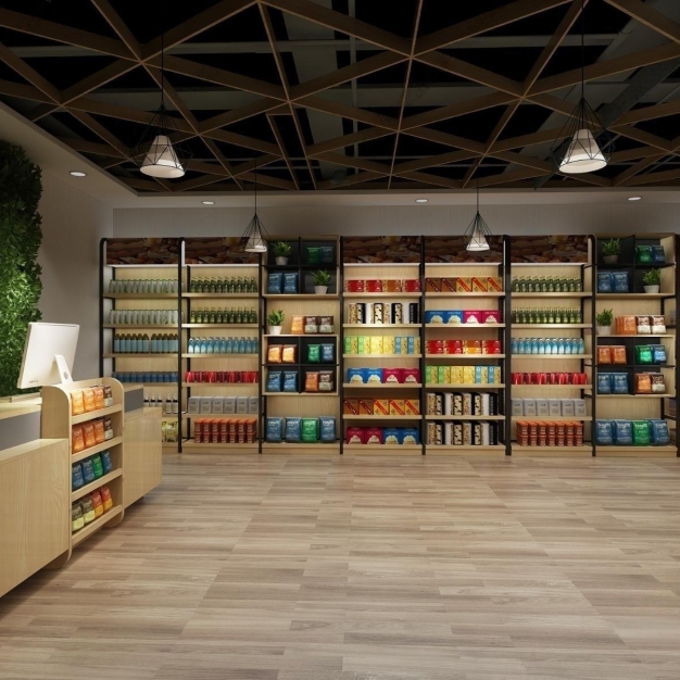 工业风零食店3D模型