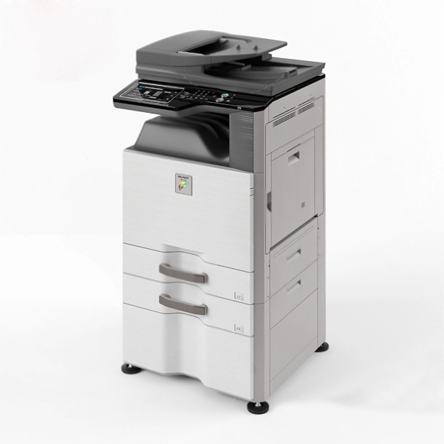 现代打印机3D模型
