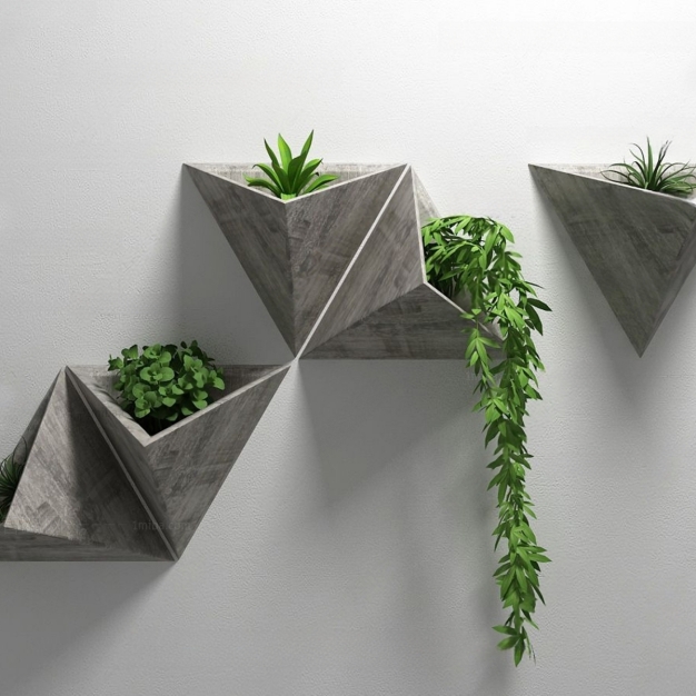 北欧绿植墙饰挂件3D模型