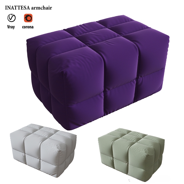 现代沙发凳3D模型