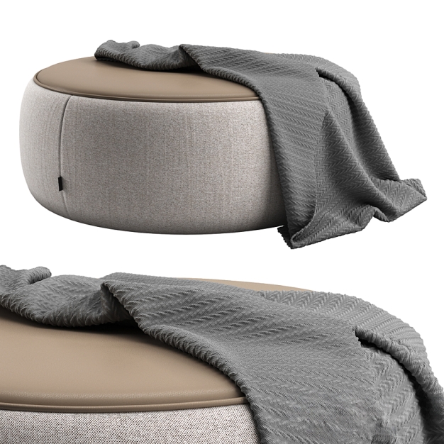 现代圆凳3D模型