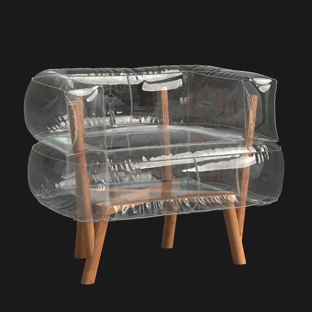 休闲椅3D模型