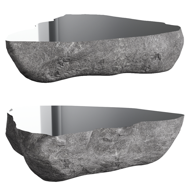 石头茶几3D模型