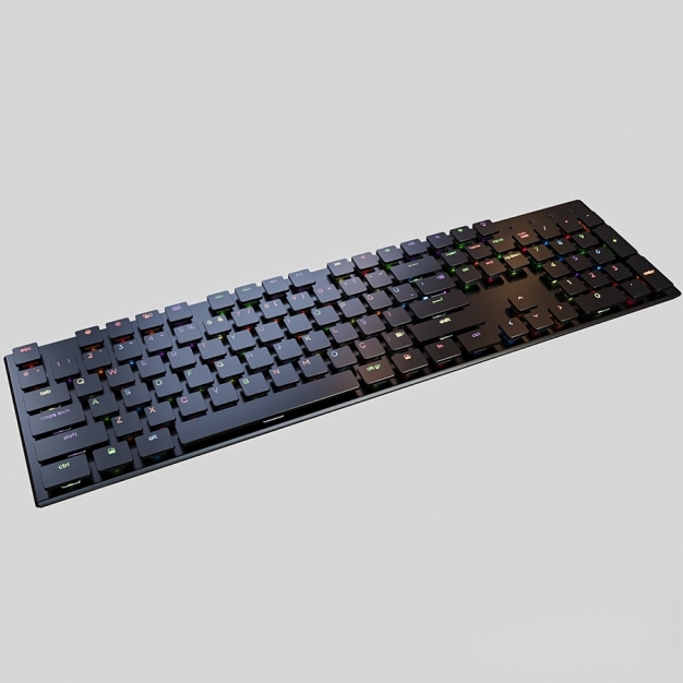 机械键盘3D模型