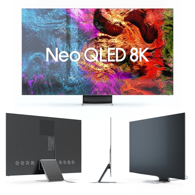 现代电视机3D模型