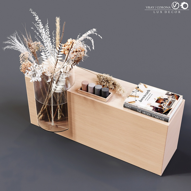 现代玄关边柜3D模型