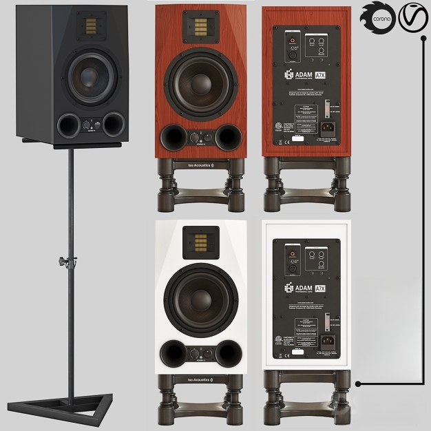 音响组合3D模型