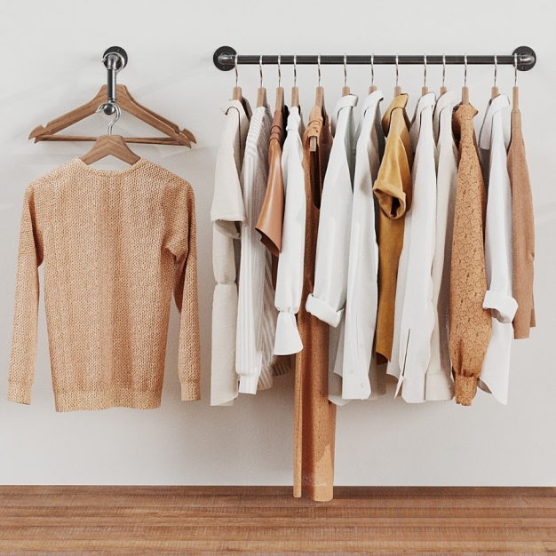 服装 衣架3D模型