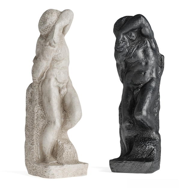 人物雕塑摆件3D模型