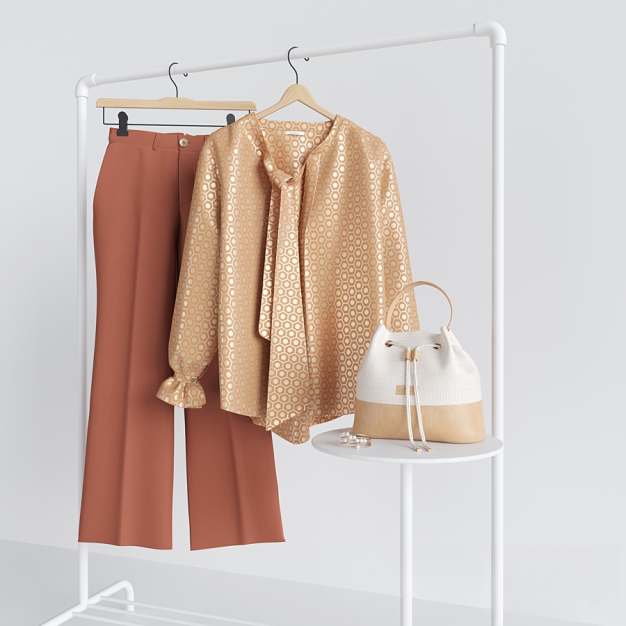 现代女装服装手提包3D模型