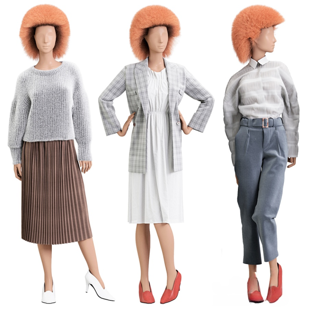 现代服装模特3D模型