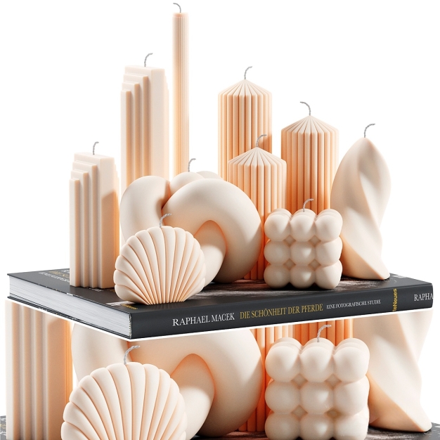 蜡烛饰品摆件3D模型