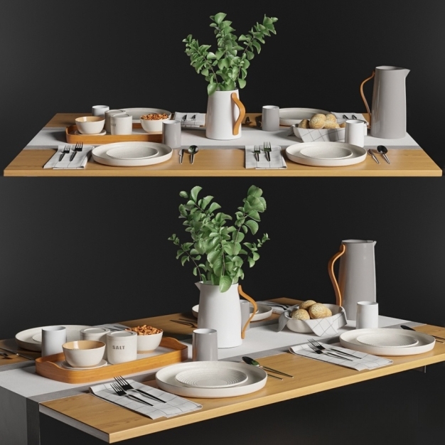 餐桌摆件3D模型