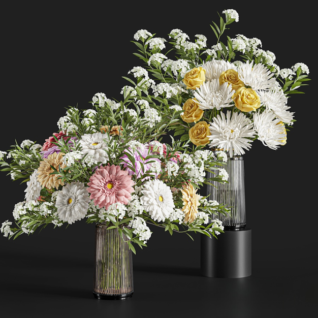 花艺摆件3D模型