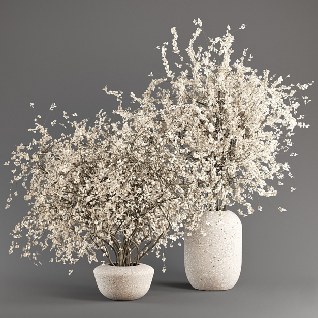 现代花瓶花艺3D模型