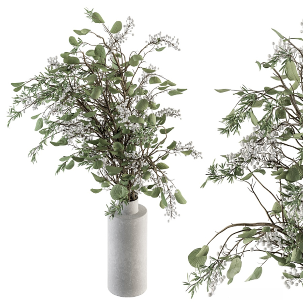现代花束 鲜花 插花3D模型