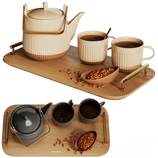 茶具 茶壶 茶杯3D模型