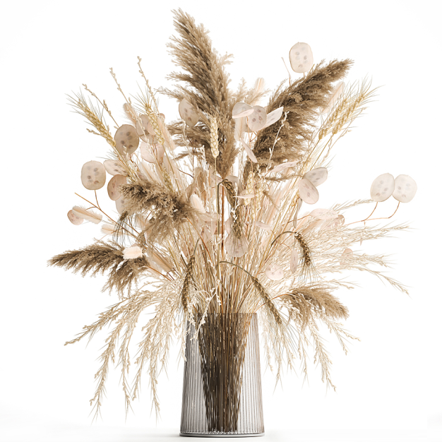 现代干花插花花艺3D模型