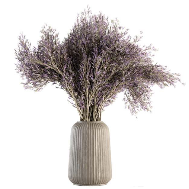 现代干花花瓶花艺3D模型