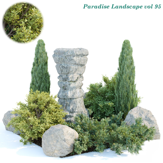 植物堆3D模型